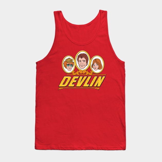 Devlin Cartoon Tank Top by Chewbaccadoll